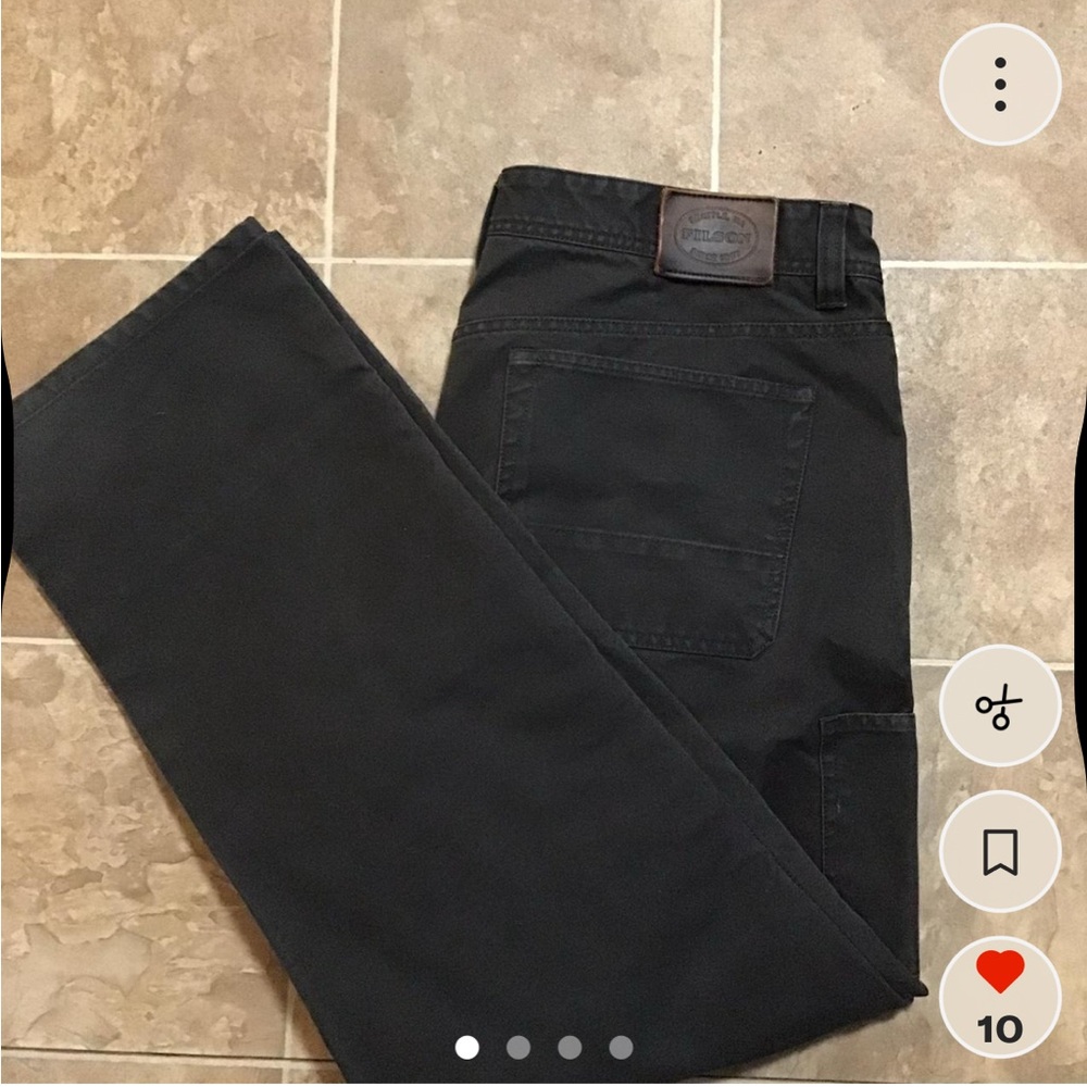 Filson Black Pants